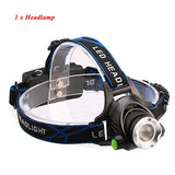 10000Lums IR Sensor Headlight USB Rechargeabl LED Headlamp