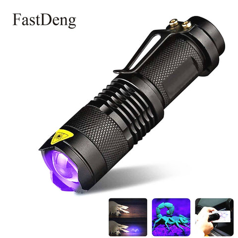 Flashlight Ultraviolet With Zoom Function